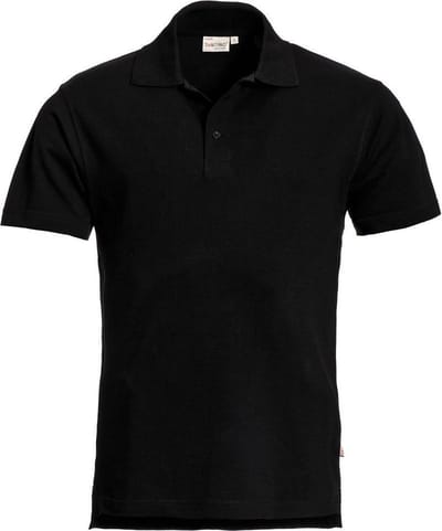 Santino Ricardo Polo-shirt korte mouwen - XL - Zwart - Geen bedrukking