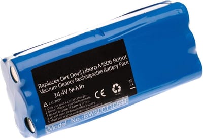 Puck (M610), Fusion (M611) en Tracker (M613) Ni-MH 2000mAh/14.4V Plus.Parts Accu voor Dirt Devil