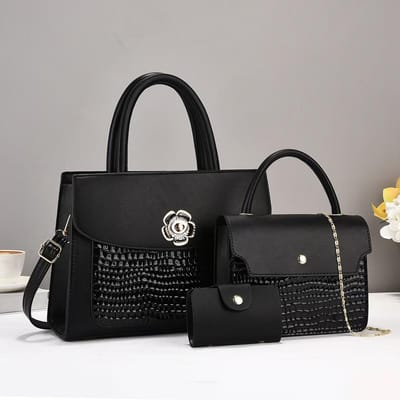 Nieuw Model Moedersteenpatroon Modetrend Dames Tas Hoge Kwaliteit Gevoel Grote Capaciteit Schoudertas Crossbody Tas Handtas . black