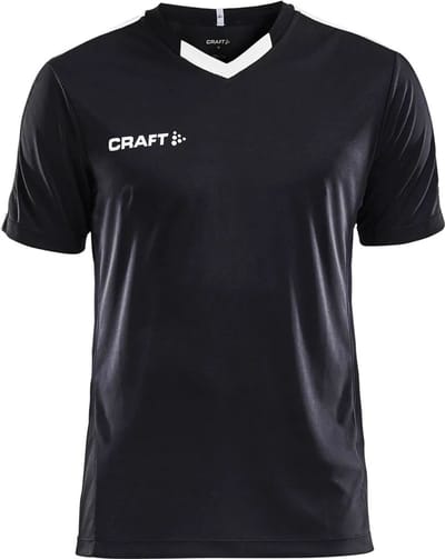 Craft Progress Contrast Shirt Korte Mouw Heren - Zwart / Wit | Maat: S