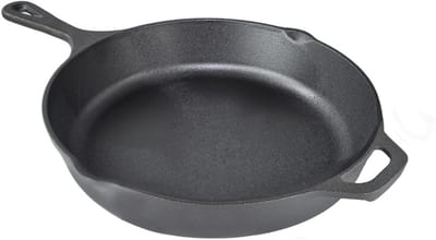 Skillet Gietijzer - Gietijzeren Koekenpan - Skillet - Zwart