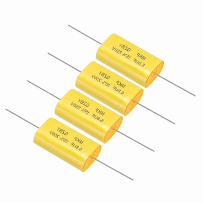 Condensator Audio Crossover - MKP Film - Signaal Filteren - Niet Gepolariseerd - 68 uF 250 V - Geel