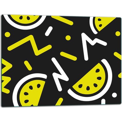 TMK ArtDeko Serie - Snijplank Glas - 52x40 cm - Veilig - Beschermend