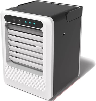 Mini Airconditioner - Persoonlijke Koeler - Verkoeling Zomer - Luchtbevochtiger Functie - Draagbaar - Wit