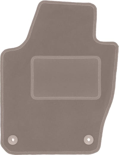 Beige bestuurdersmat voor: Skoda Fabia III hatchback, stationwagen (2014-)