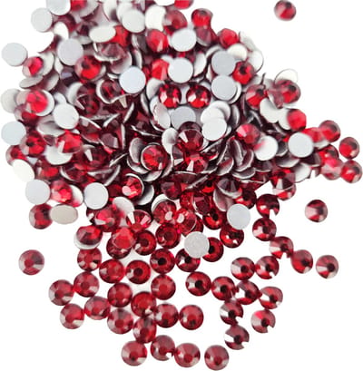 BamBella® - SS3 - Rood - Plak strass Steentjes - 1440 stuks - strass stenen glitters nail art kleding versieren