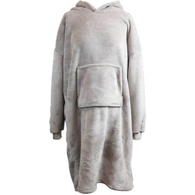 Unique Living hoodie oversized chateau grey -70x110cm