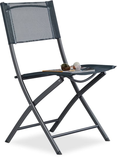tuinstoel inklapbaar - 87 x 46 x 48 cm - tot 150 kg - licht