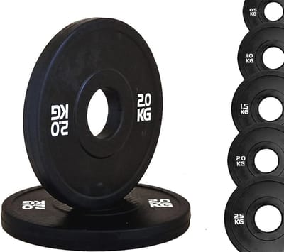 Bumper Schijf voor Thuisgym en Sportschool - Ø50 mm, 0,5 tot 2,5 kg