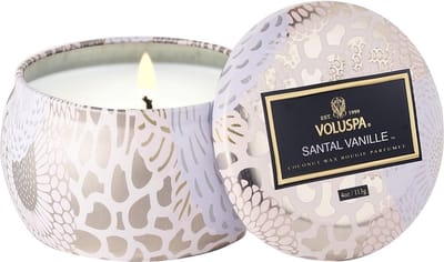 Voluspa Geurkaars Japonica Collection Santal Vanille Mini Tin Candle 113gr