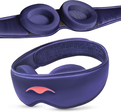 Zijden Slaapmasker voor Diepe Slaap - Luxe Ademend Oogmasker met Taps Toelopende Pasvorm