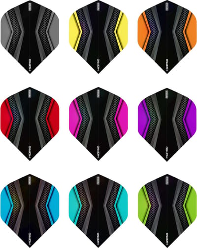 ABC Darts Flights - Pentathlon HD150 Mix - 9 sets (27 st.) Stevige Dart Flights