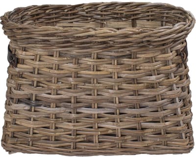 Plantenmand Binnen - 56×22×40cm - Naturel - Vensterbankmand - Het Mandenhuys