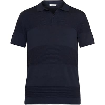 Gebreid poloshirt KnowledgeCotton Apparel Gots Vegan