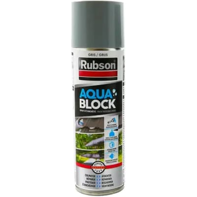 Rubson Anti - Infiltratie Spray 300ml Grijs | Coating Isolatie Spray Grijs | Overschilderbaar Repair Coating Spray | Universele Toepassing | Vloeibaar Rubber seal | Rubber spray & Rubber coating.