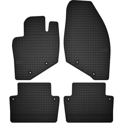 Wielganizator SolidTread - Volvo V70 II - Autovloermatten - Rubber - Zwart
