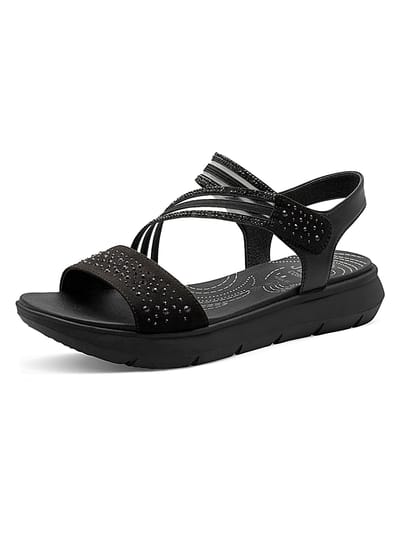 Jana Coshy Dames Sandaal 8-28771-46 001 H-breedte Maat: 37 EU