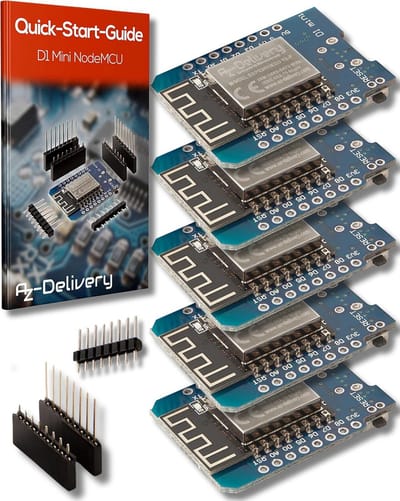 Mini NodeMcu Board - WLAN Module - Projecten Maken - Compact Ontwerp - 5 Stuks - Blauw