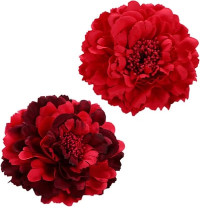 Kunstbloem haarspelden voor feesten, bruiloften en reizen - Set van 2 stijlvolle accessoires