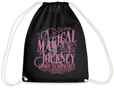 Harry Potter Perron 9 ¾ Ontwerp In Roze & Blauw Gymtas