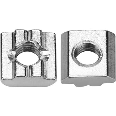 50 stuks Stalen Schuifmoer met T-sleuf voor 30 Serie Aluminium Profiel Accessoires (M8*16*6)