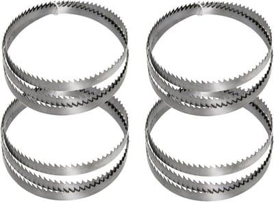 Bandzaagblad Set - Lintzaagblad Zaagblad - Hout Bewerken - SK5 Koolstof Verenstaal - 1400mm x 6.35mm - Zilver