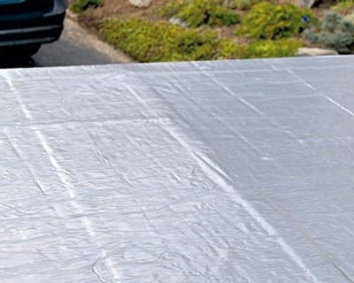 Dakbedekking Rol - Waterdicht Membraan - Platte Daken Afdichten - Zelfklevend Aluminium - 1 x 5 m - Grijs