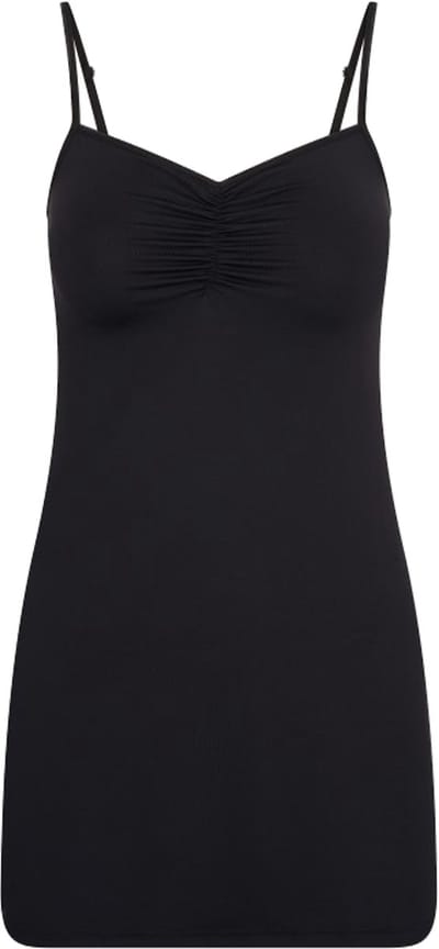 RJ Bodywear - Pure Color - Dames Onderjurkje - Zwart - S