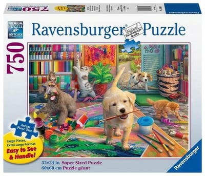 Ravensburger legpuzzel dieren XXL stukken 750 stuks puzzelplezier.