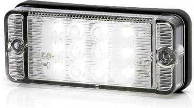 LED achteruitrijlicht - 12 LEDs - Wit - 12/24V - ECE E20