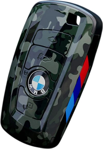 Sleutel Hoes Geschikt voor BMW – Camouflage ABS Bescherm Case – Rechthoek – Voor X6 – Autosleutel Cover – Sleutel Bescherming
