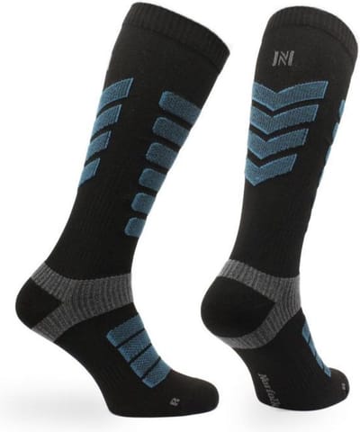 Norfolk Skisokken - Lichte Compressie - Schokabsorptie - Perfecte Pasvorm - Voetboogondersteuning - Maat 39-42 - Snowbird Pro