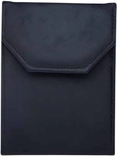 Fluwelen Sieraden Organizer Opbergtas – Opvouwbaar Sieradenzakje met Zachte Voering voor Kettingen, Ringen, Oorbellen en Sieradenopslag - Zwart