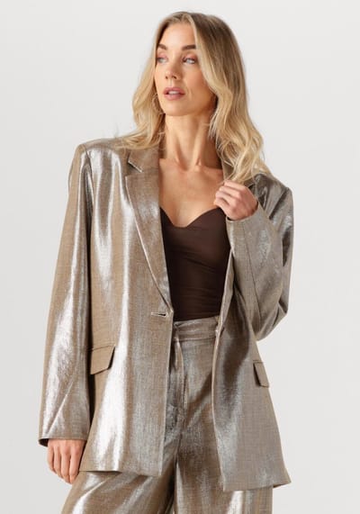Ibana Jessey Shimmery Blazers Dames - Goud - Maat 40