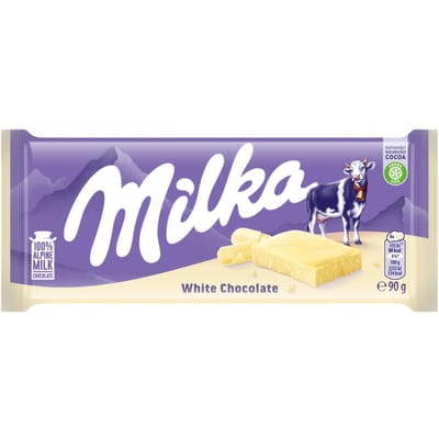 Milka Chocolat blanc 90 g