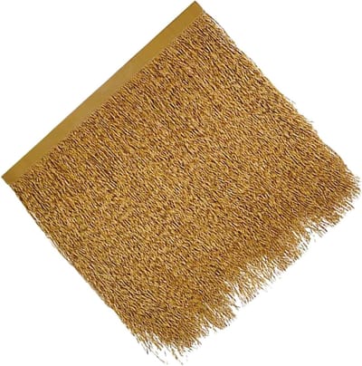 Synthetisch Rietdak - Strodak Rol - Tuin Decoratie - Brandvertragend Materiaal - 50x50 cm - Natuurlijk
