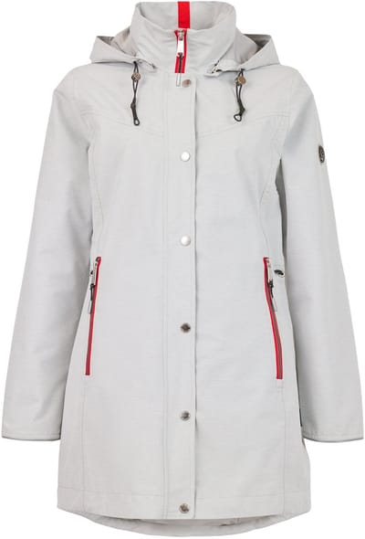 Frandsen Waterproof Parka Jacket Licht Grijs Maat 40