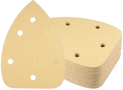 Dailygoods - Schuurpapier voor details muisschuurmachine - Schuurpapier met haken - 40 stuks 100 korrel - 9,9 inch x 5,9 inch - Geschikt voor houten m...
