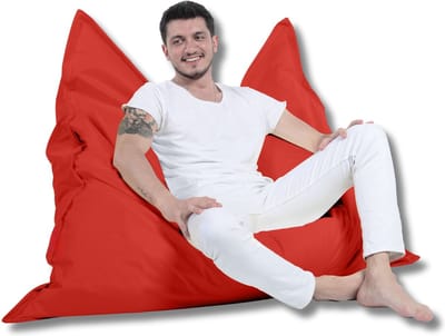Xoft Living - Zitzak Zitkussen - 130x150 - Rood - Volwassenen & Kinderen
