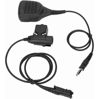 Schoudermicrofoon 7,1 mm Stekker Walkie Talkie Luidspreker Microfoon met U94 PTT voor MOTOROLA XiR P6600 P6620
