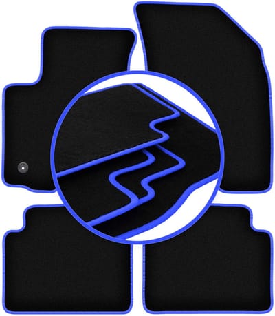 CARLUX-BLUE automatten voor: Daewoo Kalos hatchback, sedan (2002-2011)