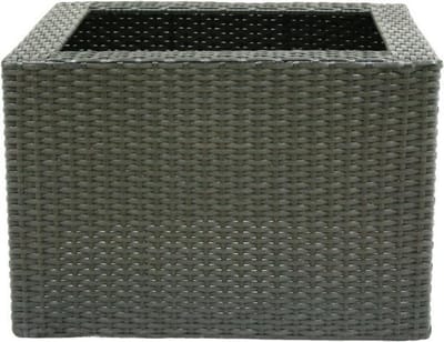 DecoWall Wicker IV rechthoekige omranding zwart voor container 40l