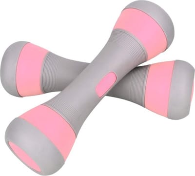Verstelbare Dumbbell Set voor Vrouwen, 5 Gewichtsopties van 1 tot 2 kg, Antislip Neopreen Handvat