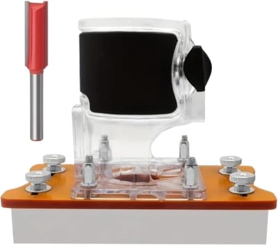 Houtbewerking Locator - Gids Gereedschap - Precisie Frezen - 2-in-1 Ontwerp - 21 cm - Metaal