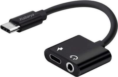 Type C Adapter 2 In 1 Splitter | Geschikt voor Samsung Galaxy S21 S20 Fe Note 20 Ultra Note 10 Plus Usb C 3.5 Jack Oortelefoon Audio Kabel zwart