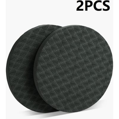 2 Stuks Yoga Kniebeschermers Schuim Perfect Voor Lichamelijke Activiteit Dikke Lichamelijke Activiteit Mat Balansmat Fitness Kniebeschermer zwart