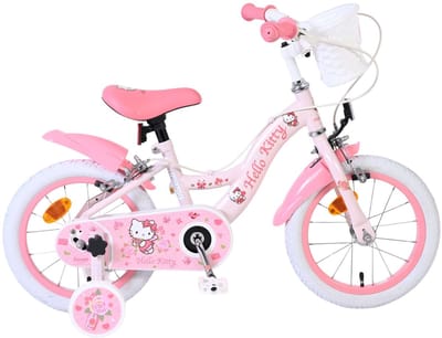 Hello Kitty Kinderfiets - Meisjes - 14 inch - Roze - Twee handremmen