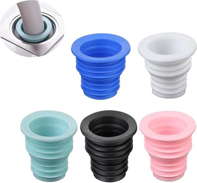 5 Stuks Afsluitpluggen voor Afvoer, Siliconen Ring voor Afvoerbuizen, Deodorant Afvoerplug voor Keuken en Badkamer