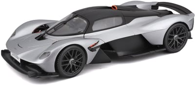 Maisto Aston Martin Valkyrie - Modelauto - Schaal 1:18 - Zilver/Zwart
