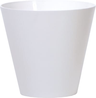 Prosperplast Bloempot/plantenpot voor buiten - kunststof - wit - D20 x H19 cm - 3,5 liter